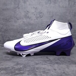 NIKE Air Vapor Edge Pro 360 2 Football Cleat Mens 14 White Purple FN7759-116